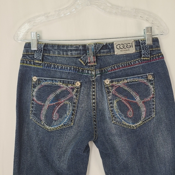 Coogie Straight Leg Blue Jeans Size 7/8 - Picture 4 of 14